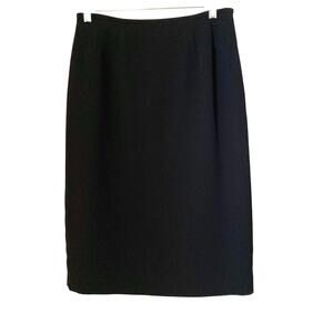 Le Suit Women's Pencil Straight Skirt Size 6 Black Career Work